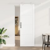 vidaXL drsna vrata s kompletom opreme Bela 78x232 cm Masivni bor, notranja vrata 'ORKDAL'Bela 78x232x4 cm Masivni bor | Shoptok.si