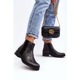 Boto Women's Ankle Boots Flat Heel With Sequins Black Messio | ePonuda.com