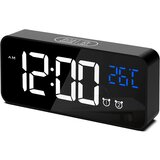 Venisymlis Digitalna Budilka, Led Digitalna Ura Digitalna Alarmna Temperatura/Dremež/2 12/24 Urna Budilka, (22059987) Cene