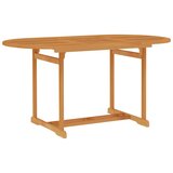 vidaXL Vrtna miza 150x90x75 cm trdna tikovina Cene