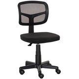 Nesta Ergonomski pisarniški stol, vrtljiv stol z nastavljivo višino, prostorsko varčen, črn, (5000494008) | Shoptok.si
