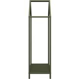  stojalo za drva olivno zelena 40x25x90 cm hladno valjano jeklo | Shoptok.si