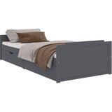Furnova Posteljni okvir s predali temno siva borovina 90x200 cm, (21939824) | Shoptok.si