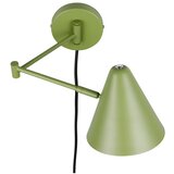  Zelena stenska svetilka z upogljivo konstrukcijo z vtikačem ø 15 cm Cosima – | Shoptok.si