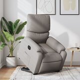 Maison Chic Električni naslanjač - Relax naslanjač s funkcijo vstajanja taupe blago, (22061183) | Shoptok.si