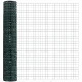  Ograda s stupovima Zelena 1.5 x 10 m Čelik | shoptok.hr