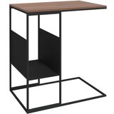 Furnova Stranska mizica črna 55x36x59,5 cm inženirski les, (21913414) | Shoptok.si