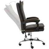  Radna stolica - Uredska stolica od tkanine siva - Siva 1 Bez naslona za noge | shoptok.hr