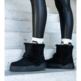 Gemre Black eco-suede platform snow boots decorated with fur Peters | ePonuda.com
