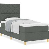 vidaXL vzmetnica temno siva 100x200 cm tkanina | Shoptok.si