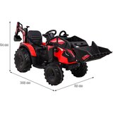 Bager na akumulator s prikolicom 720-T 4x4- crveni | shoptok.hr