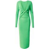 BZR Pletena obleka 'Lela Jenner' zelena | Shoptok.si