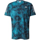 Adidas Funkcionalna majica 'Own the Run' petrol / črna / bela | Shoptok.si