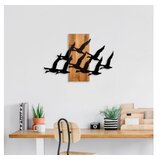 Wallity Zidna dekoracija Ptice selice - 375, 58x84 cm, Crna | Eponuda.ba