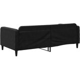  Dnevni krevet crni 100 x 200 cm od tkanine | shoptok.hr