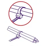 CT 200/3,5 plastične vezice 3,5mm x 200mm, pakovanje 50 kom.