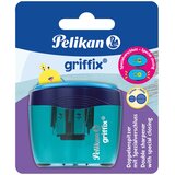  ŠILJILO PVC S PVC KUTIJOM 2RUPE GRIFFIX PELIKAN 701266 SORTIRANO BLISTER | shoptok.hr