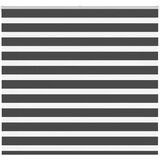 vidaXL Zavjesa zebra crna 160x150 cm širina tkanine 155,9 cm poliester | shoptok.hr