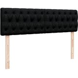  Otomanski krevet s madracem crni 140x190cm od tkanine | shoptok.hr