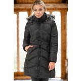 Dewberry Z6768 WOMEN'S COAT-DARK BLACK Cijene