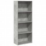  Regal za knjige boja betona 60x30x152 cm konstruirano drvo | Eponuda.com