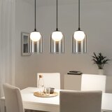 Nettlife Viseča svetilka 1. Vintage Za Jedilno Mizo Dimno Siva G9, Ovalna Nastavljiva Višina, (22123097) | Shoptok.si