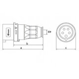 Madras doo Beograd UTIKAČ UKO-UTO BEMIS IP44 16A 3P+E+N 380V BC1-1505-2011 | ePonuda.com