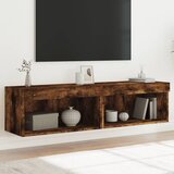 TV ormarići s LED svjetlima 2 kom boja hrasta 60x30x30 cm | shoptok.hr