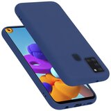 Cadorabo Case, združljiv s Samsungom v tekoči modro - zaščitni pokrov, narejen iz fleksibilnega silikona TPU, (20586587) Cene