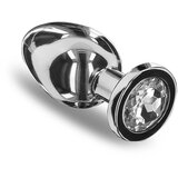 Play House Weighted Steel Butt Plug S Silver Cene