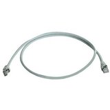 Telegärtner L00003A0055 RJ45 omrežni kabel\, Patch kabel CAT 6a S/FTP 5.00 m siva UL-certificirano\, ognjevaren\, z zaščitnim zapornim zatičem 1 kos, (20418172) | Shoptok.si