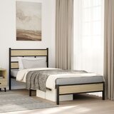Furnova Posteljni okvir brez vzmetnice hrast 75x190 cm inženirski les, (21935742) Cene