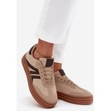 Boto Velvet Women's Sneakers On Platform Beige Corynelle | shoptok.hr