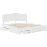  Okvir za krevet Bijelo 200 x 200 cm Konstruirano drvo | shoptok.hr