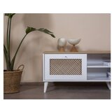 Hanah home TV polica Goose White Oak
