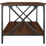  Stolić za kavu smeđi 80x50x45 cm konstruirano drvo i željezo | shoptok.hr