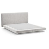 Micadoni Svijetlo sivi tapecirani bračni krevet 160x200 cm Linea – | shoptok.hr