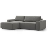 Micadoni Svetlo siva raztegljiva kotna sedežna garnitura iz tkanine bouclé (levi kot) Jodie – Home | Shoptok.si