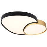 Tri O Crna/u zlatnoj boji LED stropna svjetiljka 63.5x77 cm Rise – | shoptok.hr