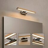  Brilagi-LED Osvetljenje za kupatilsko ogledalo WOODY MIRROR 3u1 LED/8W/230V 40 cm IP44 hrom/hrast | Eponuda.com