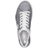 Rieker Nizke superge srebrna / bela | Shoptok.si