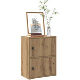 vidaXL Knjižna omara artisan hrast 40x24x52 cm inženirski les | Shoptok.si
