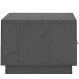  Stolić za kavu sivi 80 x 50 x 35 cm od masivne borovine | shoptok.hr