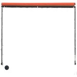  Zložljiva tenda z LED lučmi 250x150 cm oranžna in rjava, (20610380) | Shoptok.si
