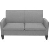 vidaXL kavč dvosed 135x65x76 cm svetlo sive barve | Shoptok.si