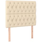  box spring s madracem LED krem 90x200 cm od tkanine | shoptok.hr