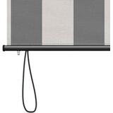 Rolo zavjesa Antracit i bijelo 120 x 250 cm Tkanina i aluminij | shoptok.hr