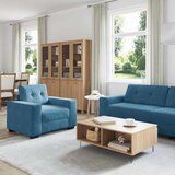  Set sofe 3 pcs Plava 221 x 80 x 80 cm Baršun | Eponuda.ba