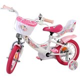 Volare dječji bicikl Unicorn 12″ bijele boje, s dvije ručne kočnice | shoptok.hr