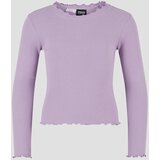 Urban Classics Short Rib Kids Majica z dolgimi rokavi lilac Cene